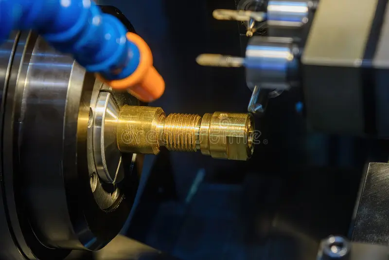 multi-tasking-cnc-lathe-machine-swiss-type-milling-brass-fitting-parts-hi-technology-metal-working-processing-turning-329507023